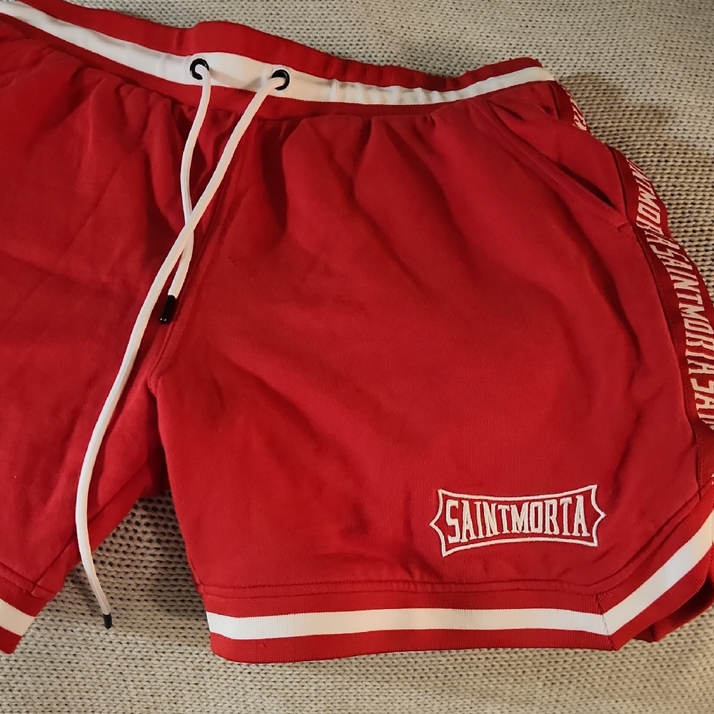 Red Athletic Men's Shorts